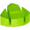 Bantex Desk Organiser plastic 7 compartments lime Green