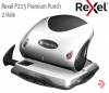 Rexel P 215 2 Hole Punch Silver / Blue