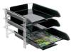 Bantex Vision Letter Tray Set Green