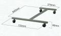 Parrot Standard Flipchart Castor Stabiliser Set