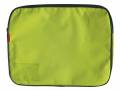 Canvas Gusset Book Bag Lime Green