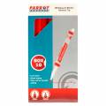 PARROT Whiteboard Markers (10 Markers, Slimline Tip, RED)