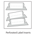 Bantex Tab and insert ,  Clear Pack of 25