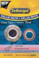 Sellotape Value Pack 18mm x 33M