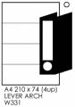 Tower Filing Labels A4  W33125’s | 210 x 74 mm