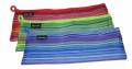 Bantex Zippa Bag Mesh Coloured Stripes