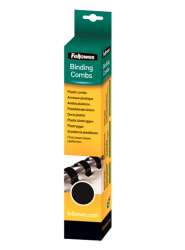 Fellowes 8mm Commercial Plastic Combs Black