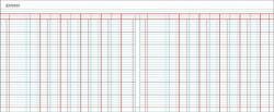 Croxley Analysis Series 7 Oblong 144pg 10 Column