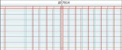 Croxley Analysis Series 7 Oblong 144pg 14 Column