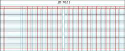 Croxley Analysis Series 7 Oblong 144pg 21 Column