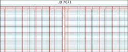 Croxley Analysis Series 7 Oblong 144pg 7 Column