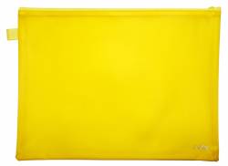 PVC Neon Bright Book Bag Yellow