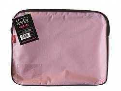 Canvas Gusset Book Bag Pink