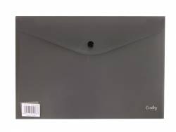 Document Envelope A4 with Button Black