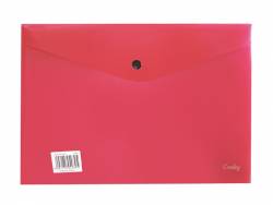 Document Envelope A4 with Button Red