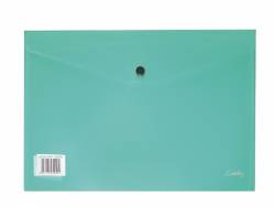 Document Envelope A4 with Button Green