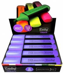 Croxley Create Highlighters  Each Violet