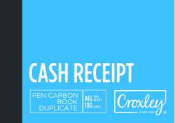 Croxley Pen Carbon Book Cash Receipt Duplicate 100pg A6L  JD16CR