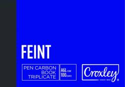 Croxley Pen Carbon Book Triplicate Plain 100pg A6L  JD16T