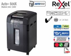 Rexel Auto+ 600X (P4)  Auto Feed Shredder