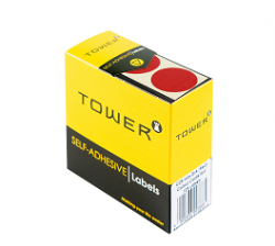 Tower Colour Code Labels Red  C25R | 25 mm