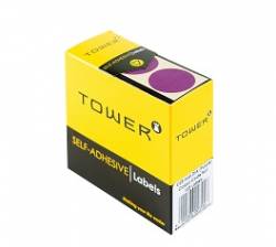Tower Colour Code Labels Purple  C25PU | 25 mm