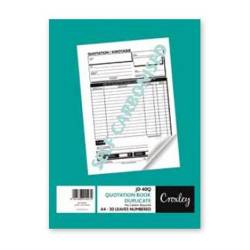 Croxley Quotation Book A4  Duplicate