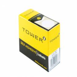 Tower White Roll Label  R25 | 25 mm dia